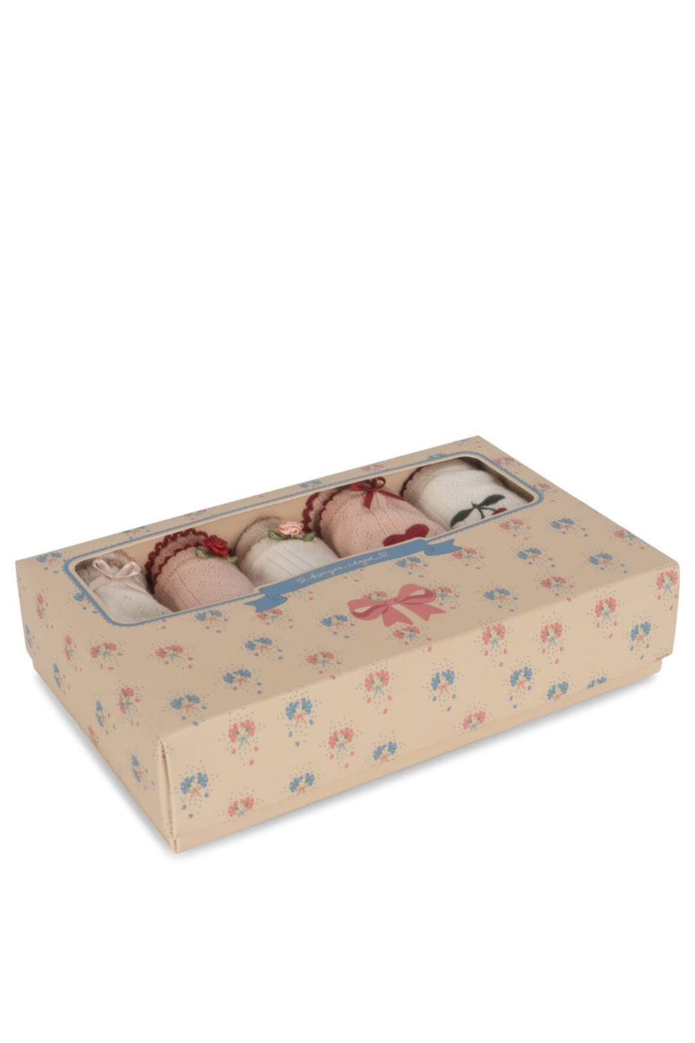 Konges Sløjd - Minna 5 Pack Girl Underpants Gots Ks102816 - Rose/white Mix
