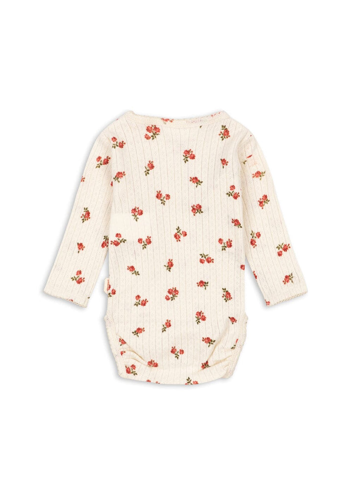 Konges Sløjd - Minnie Newborn Body Gots Ks106561 - Rosa Rouge
