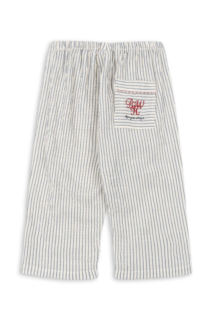 Konges Sløjd - Rhw X Ks Duo Pants Gots Ks103595 - Stripe Bluie