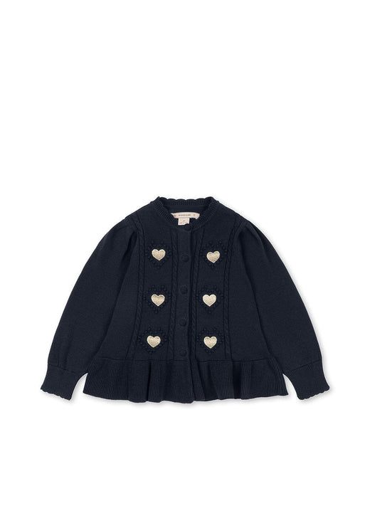 Konges Sløjd - Soleil Cardigan Gots Ks106241 - Total Eclipse