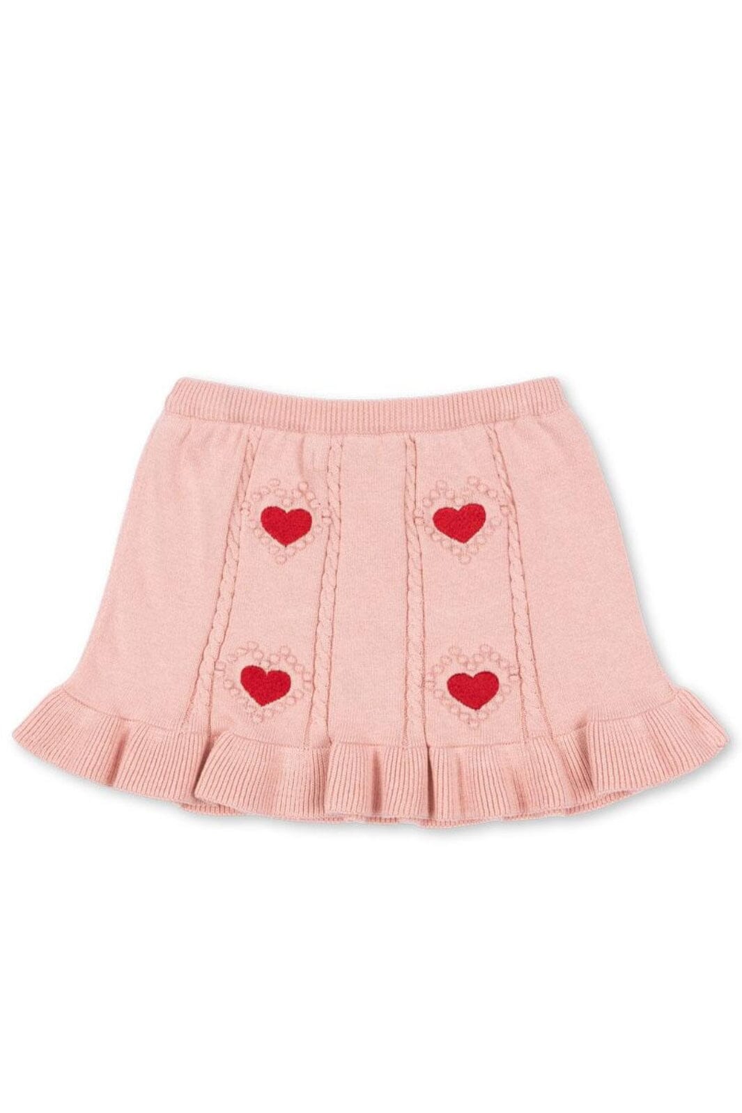 Konges Sløjd - Soleil Knit Skirt Gots Ks103982 - Silver Pink