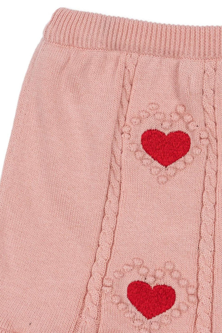 Konges Sløjd - Soleil Knit Skirt Gots Ks103982 - Silver Pink
