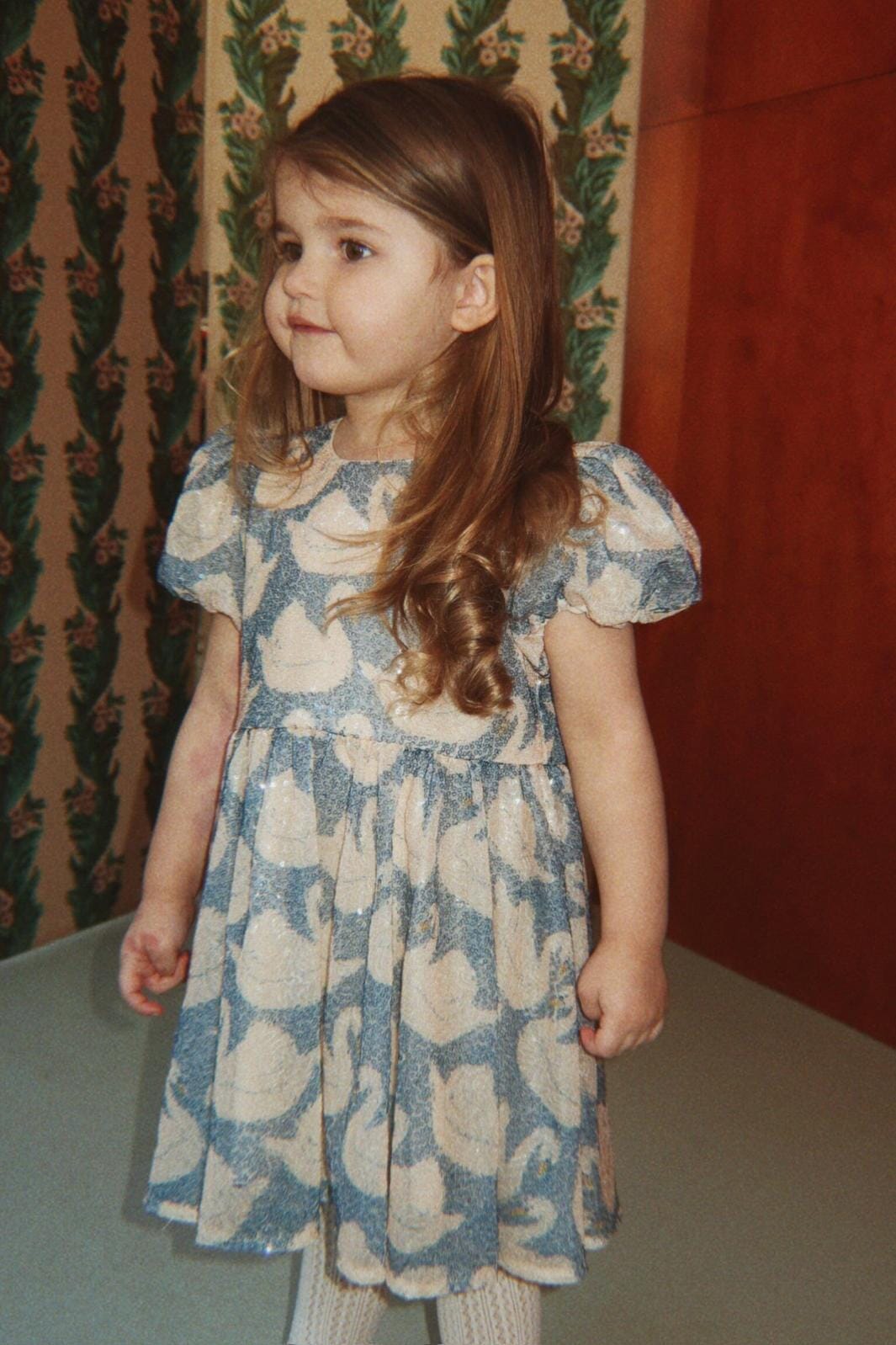 Konges Sløjd - Starla Sequin Dress Grs Ks106609 - Swan Kjoler 