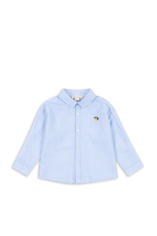 Konges Sløjd - Wes Shirt Gots Ks105135 - Blue Stripe Skjorter 