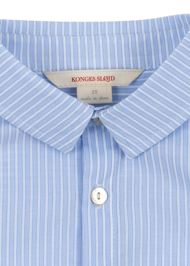 Konges Sløjd - Wes Shirt Gots Ks105135 - Blue Stripe Skjorter 