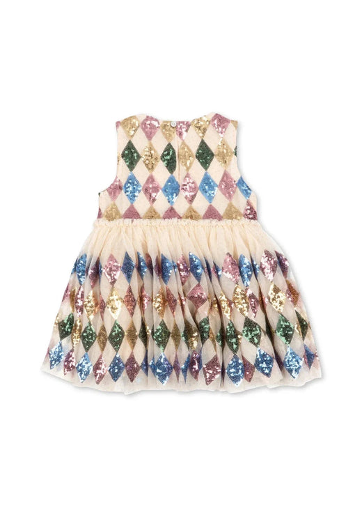 Konges Sløjd - Yvonne Harlekin Dress Ks106657 - Harlekin Sequin Kjoler 