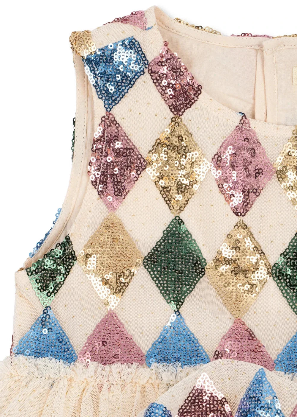 Konges Sløjd - Yvonne Harlekin Dress Ks106657 - Harlekin Sequin Kjoler 