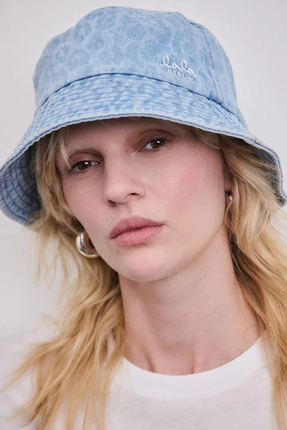 Lala Berlin - Hat Hannah 10021243 - Washed Blue Leo Hatte 