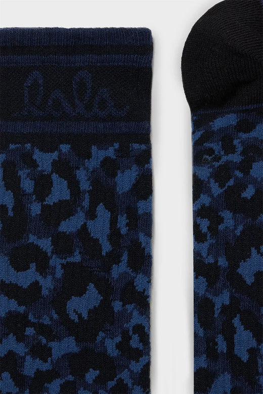 Lala Berlin - Socks Sanira 10022264 - Dark Navy Leo Sokker 
