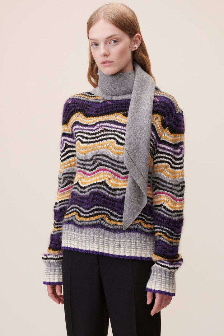 Lala Berlin - Triangle Solid Logo M - City Middlegrey Melange