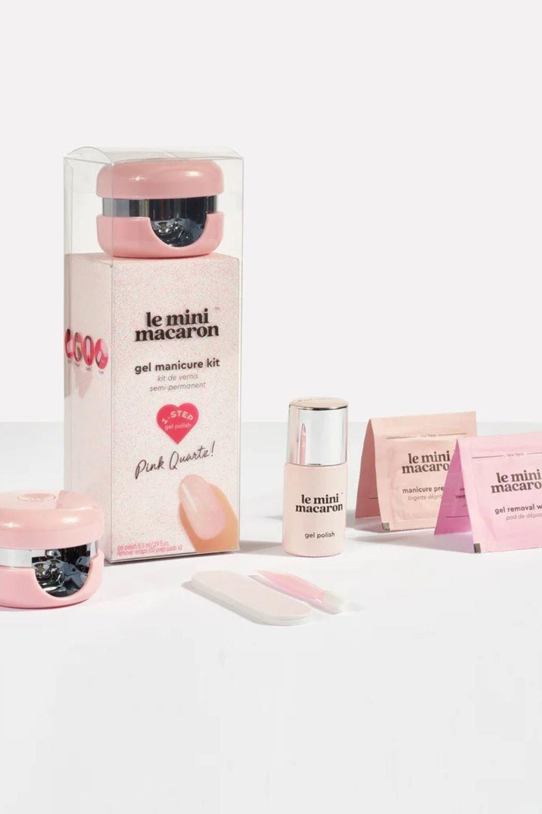 Le Mini Macaron - Gel Manicure Kit KIT025 - Pink Quartz Neglelak 