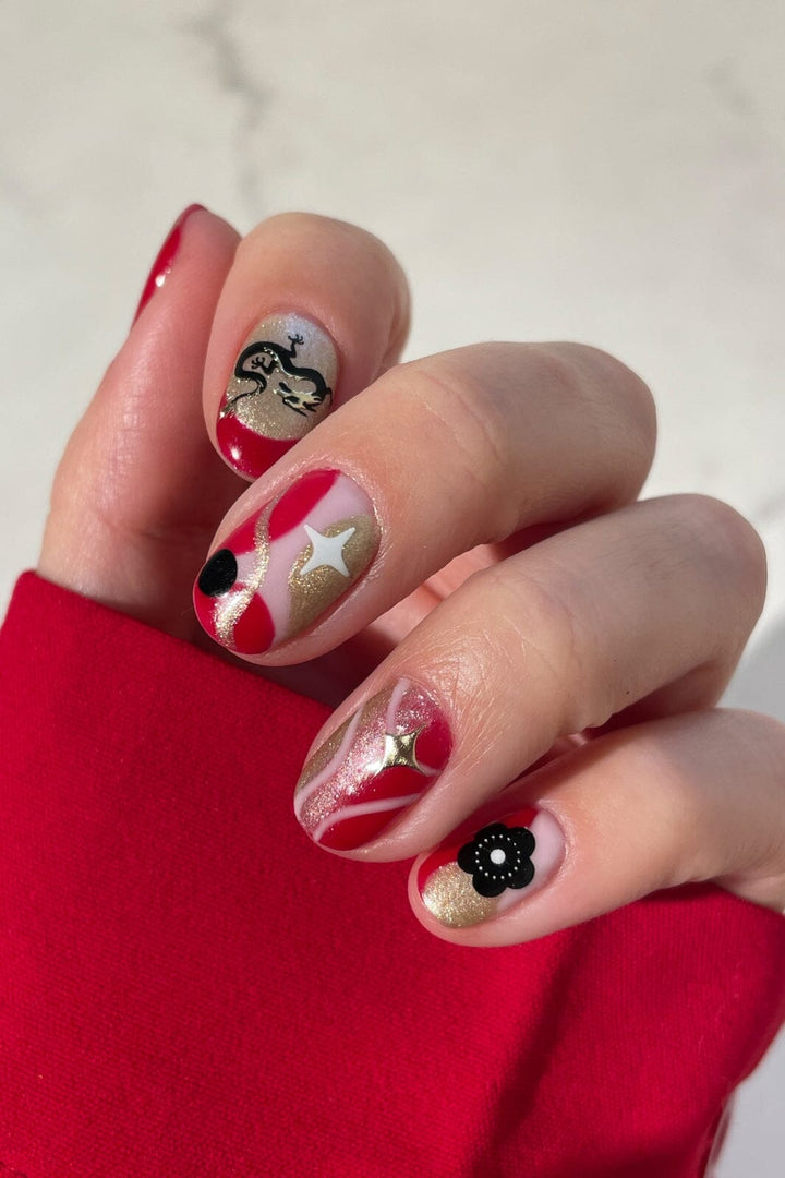 Le Mini Macaron - Mini Nail Art NA022 - Dragon Queen