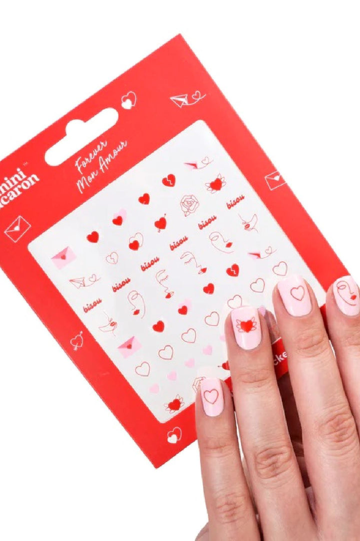 Le Mini Macaron - Mini Nail Art NA013 - Forever Mon Amour