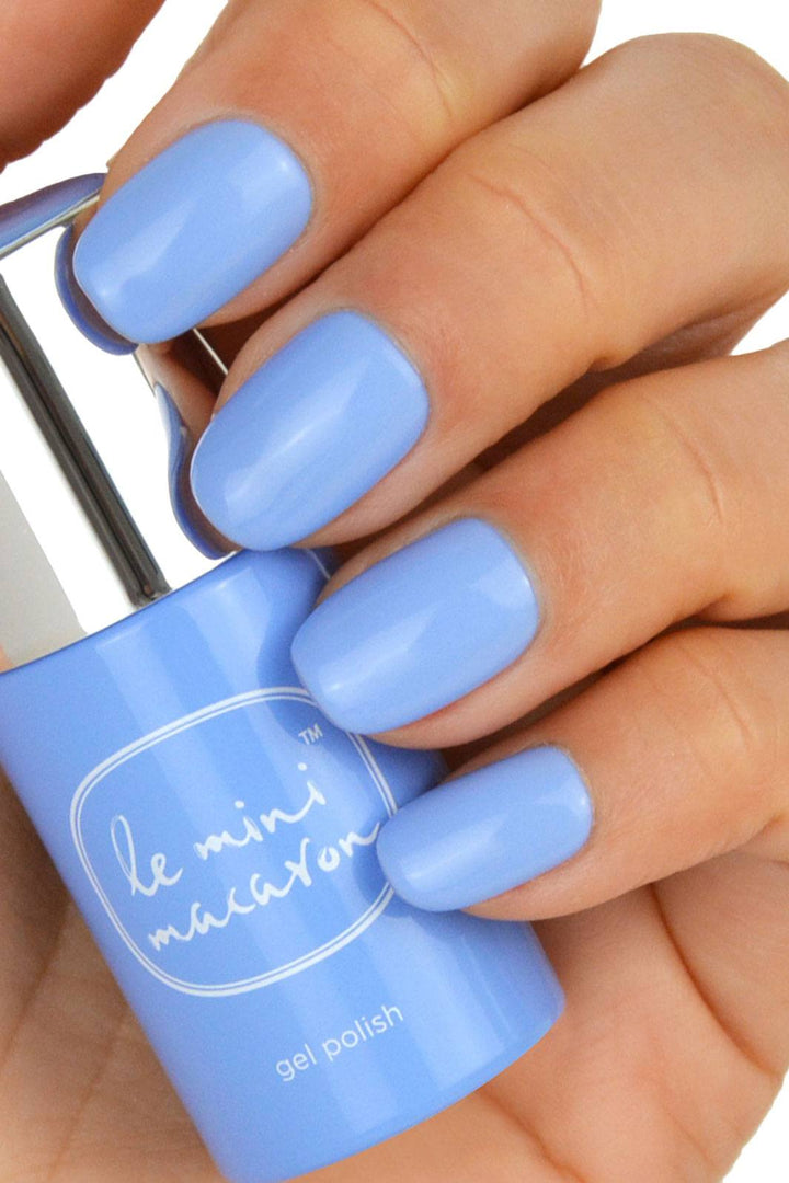 Le Mini Macaron - Neglelak Gel COL080 - Fleur Bleue