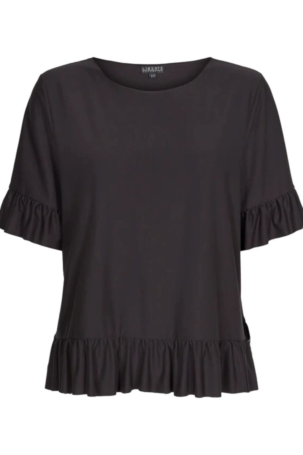 Liberte - Alma-Frill-T-Shirt - Black