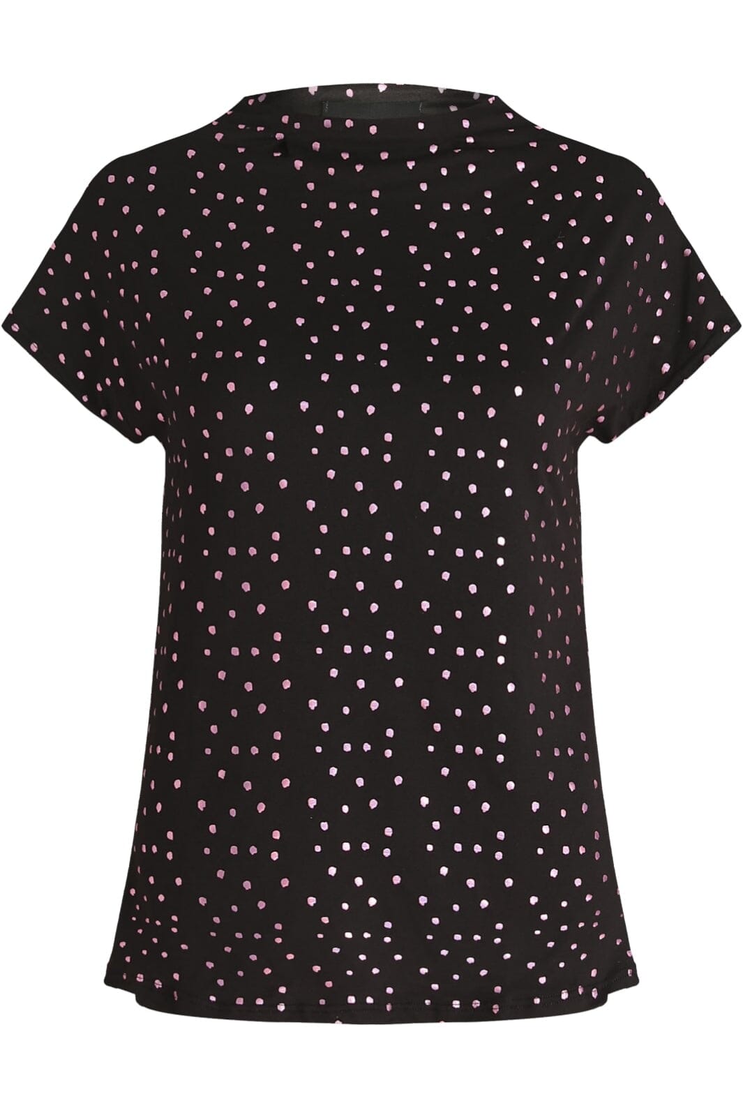 Liberte - Alma-Top - Black Pink Holographic Dot