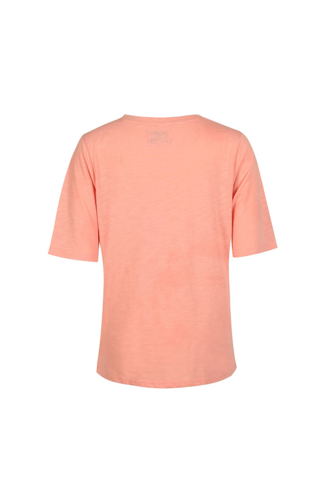 Liberte - Ulla Ss Vneck Tshirt 21675 - Pale Peach