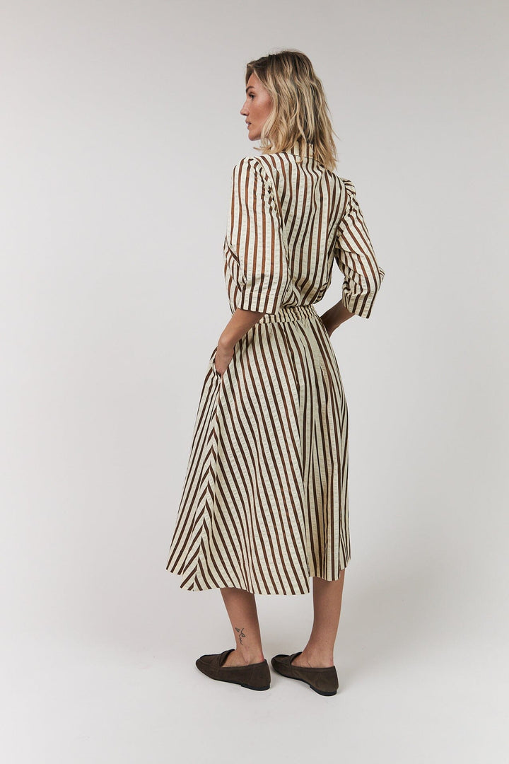 Lollys Laundry - Aliyall Maxi Dress Ls26163-3024 - 87 Dark Mokka Kjoler 