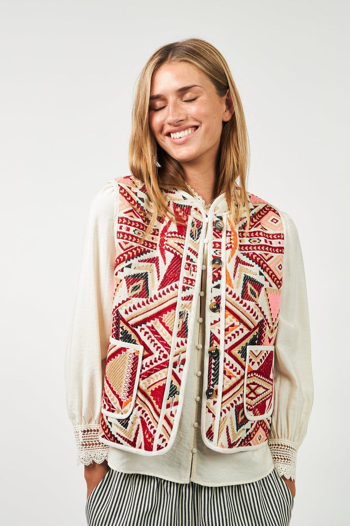 Lollys Laundry - CairoLL Vest - 30 Red Veste 