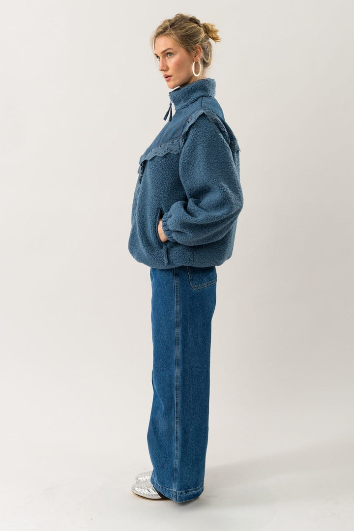 Lollys Laundry - Falll Jacket Ls90019-6013 - 29 Dusty Blue