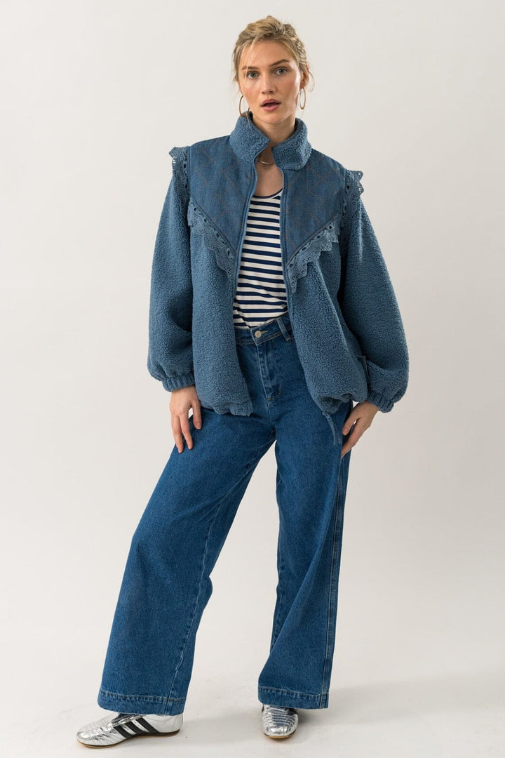 Lollys Laundry - Falll Jacket Ls90019-6013 - 29 Dusty Blue
