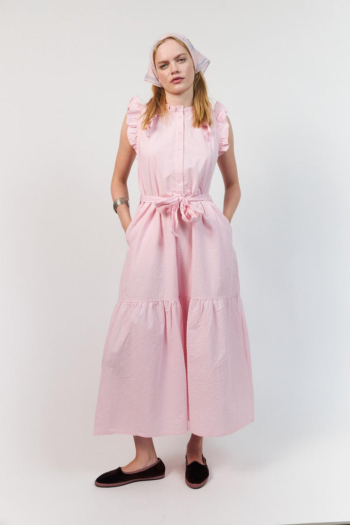 Lollys Laundry - Harrietll Maxi Dress Sl26212-3001 - 84 Light Pink