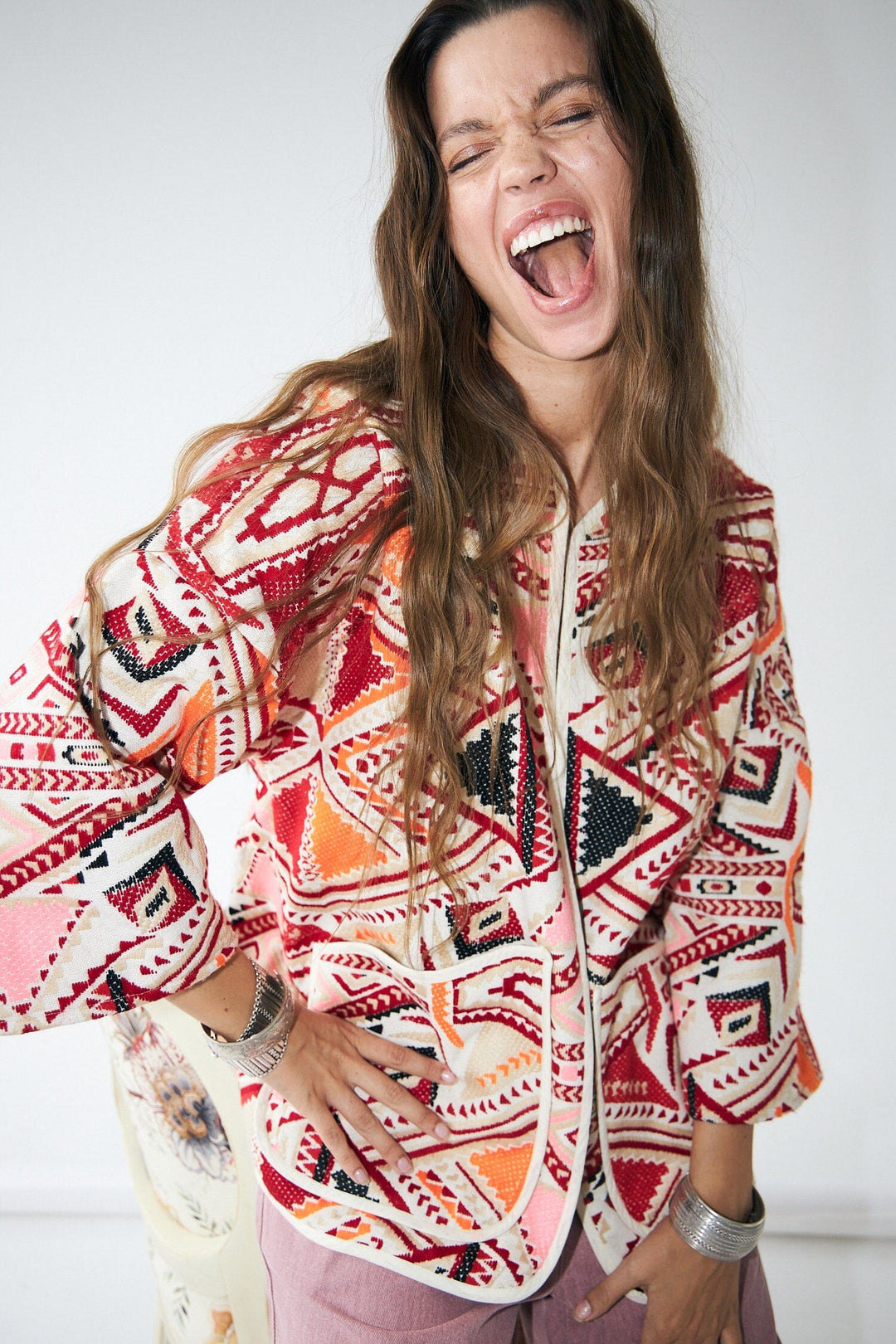 Lollys Laundry - Lulu Ll Jacket 3/425530-6003 - 30 Red Jakker 