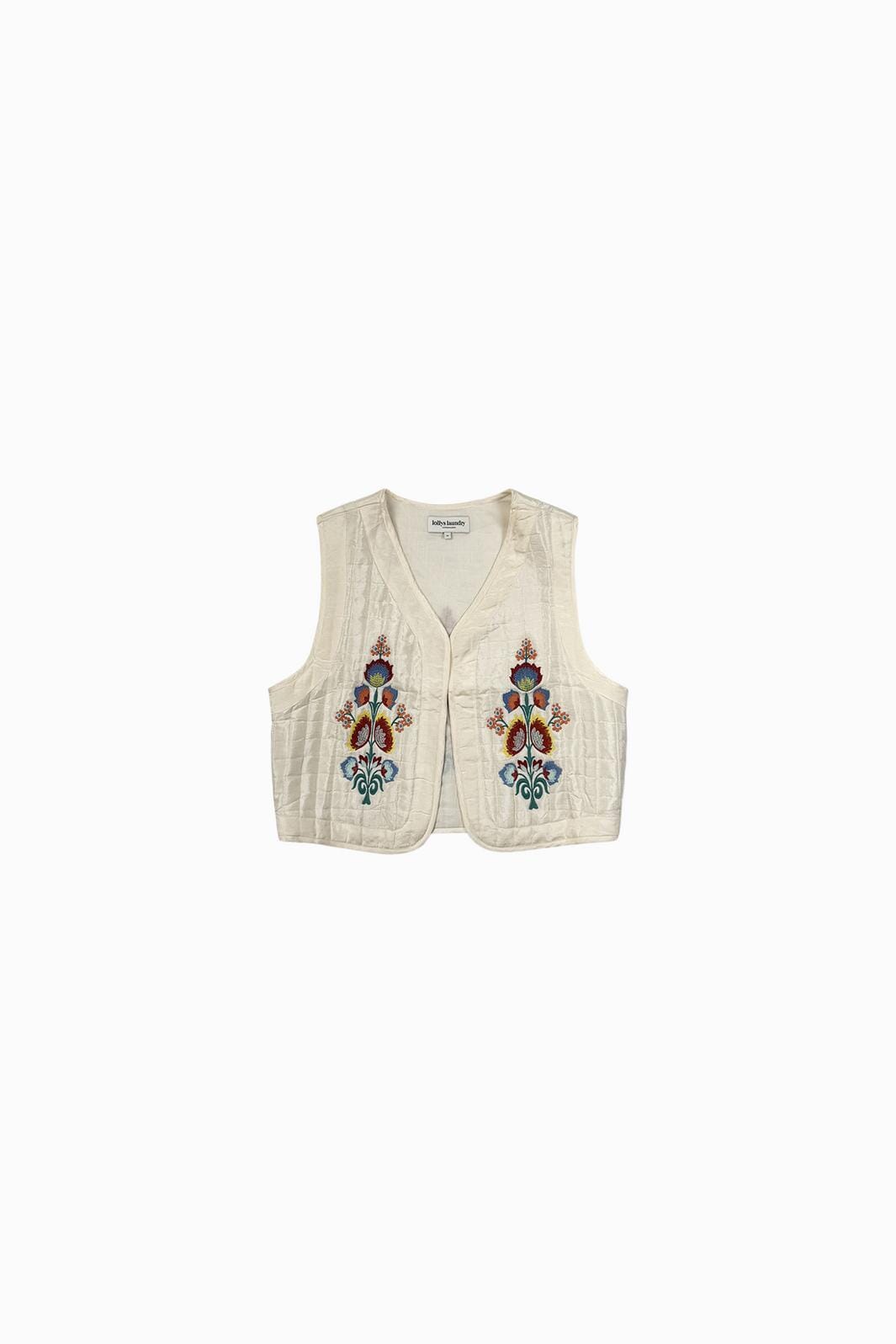 Lollys Laundry - Mistll Vest Sl26287-1035 - 02 Creme