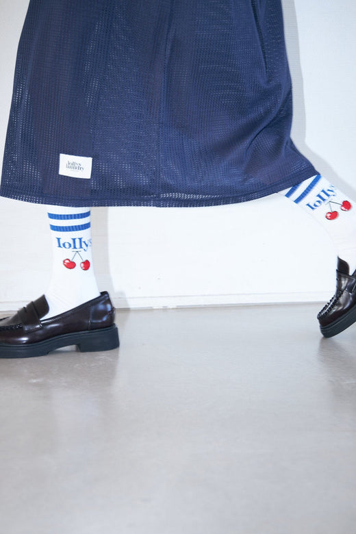 Lollys Laundry - Revelll Socks70007-40014 - 97 Neon Blue Strømper 