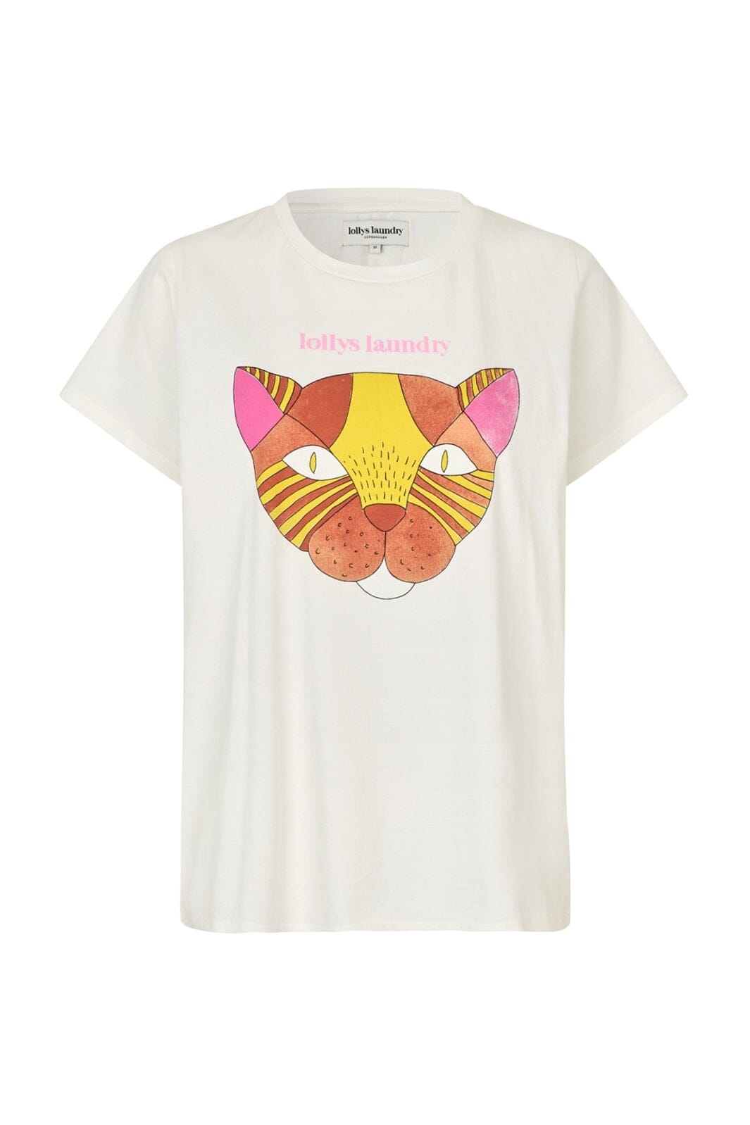 Lollys Laundry - Romall Cat Tee Ss 26194-1072 - 01 - White