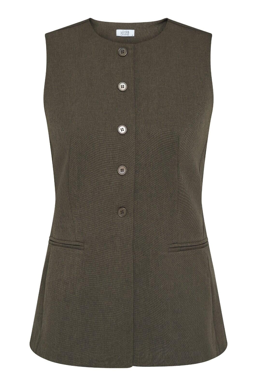 Forudbestilling - Love & Divine - Love1343 18770 - 201 - Brown Mel. Veste 