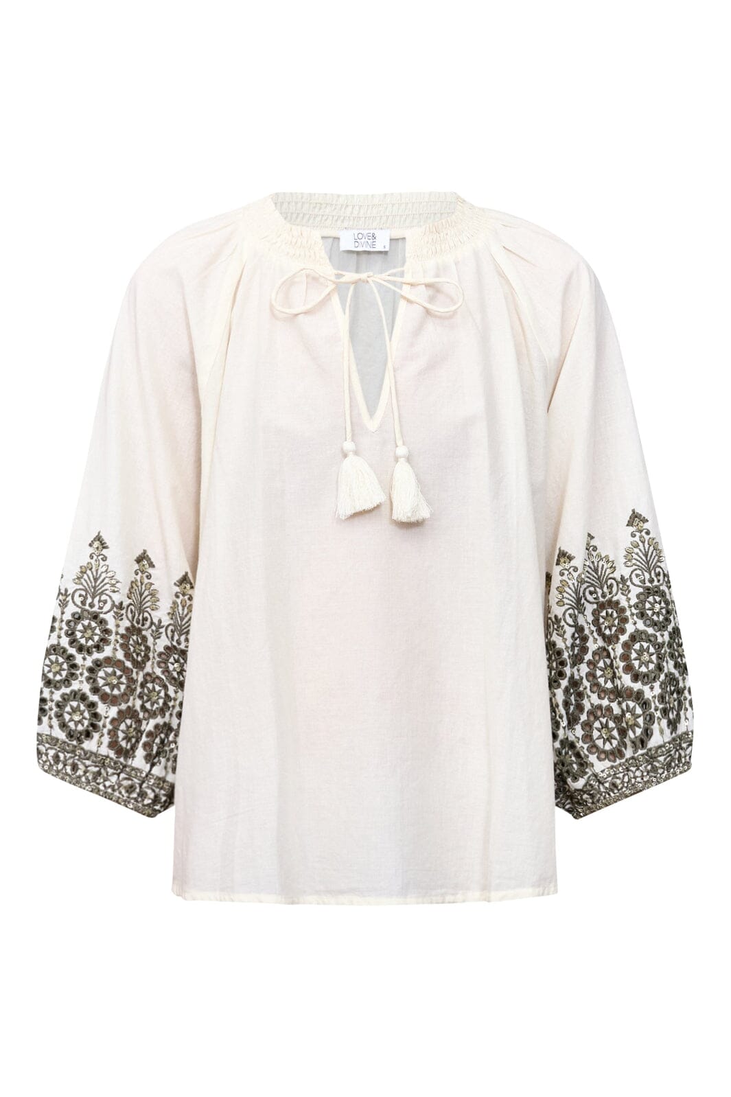 Love & Divine - Love1504 19634 - 116 - Cream/Khaki Bluser 