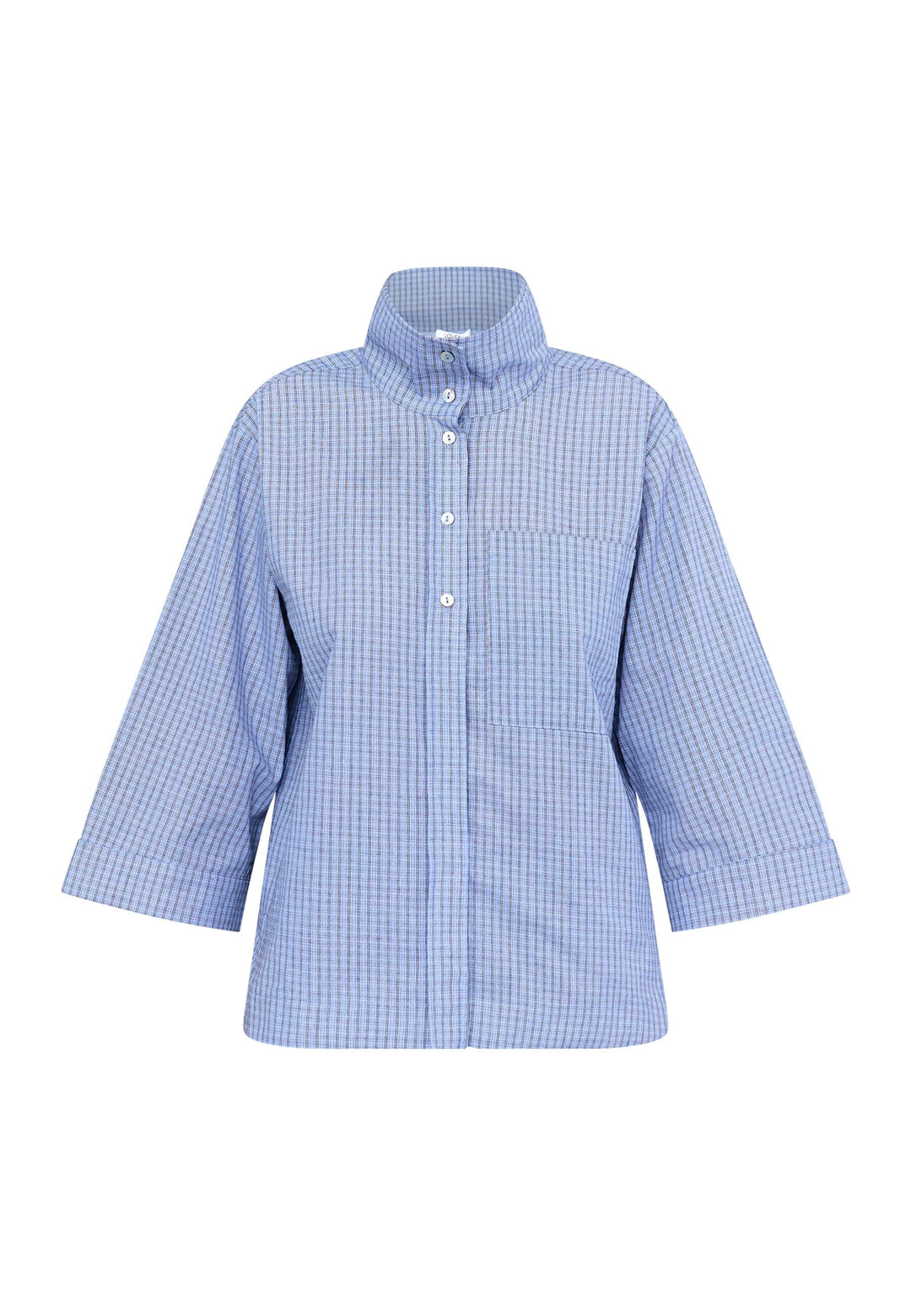 Love & Divine - Love1523 19771 - 402 - Blue Check Skjorter 