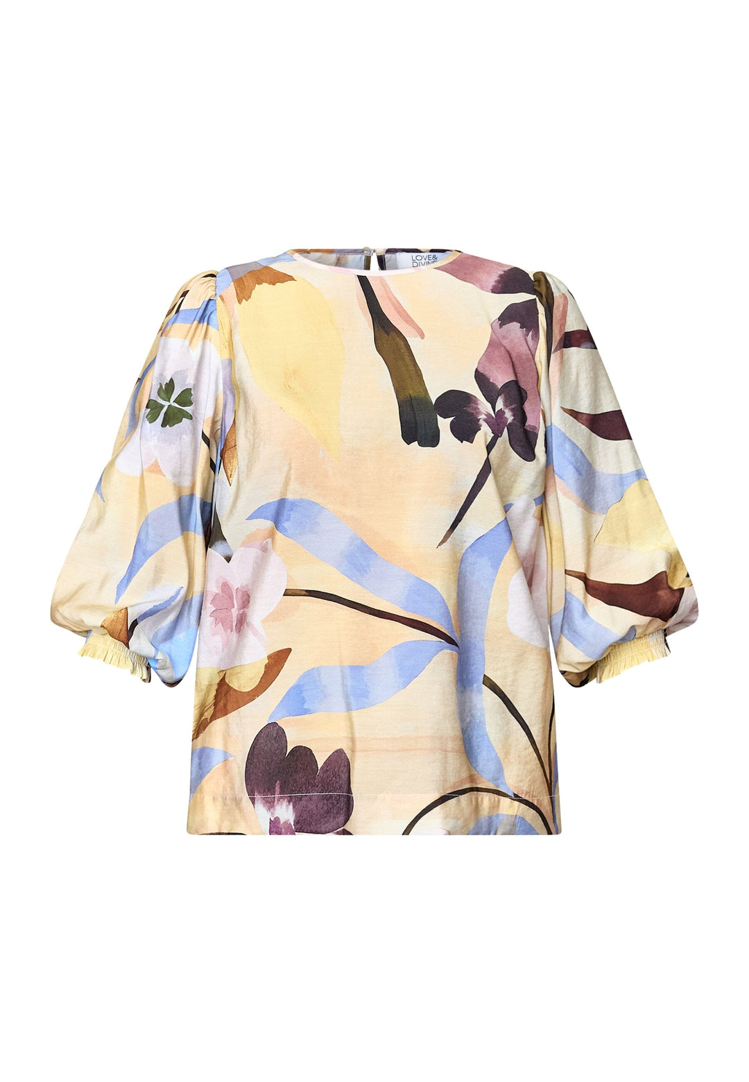 Love & Divine - Love1568 19952 - 813 - Antique Flower Bluser 