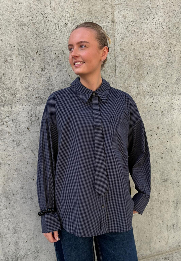 Love & Divine - Love1645-1 20540 - 841 - Navy Check Skjorter 