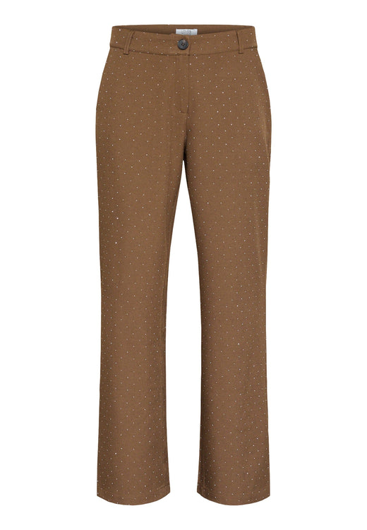 Love & Divine - Love857-7 19511 - 201 - Brown Rhinestone Bukser 