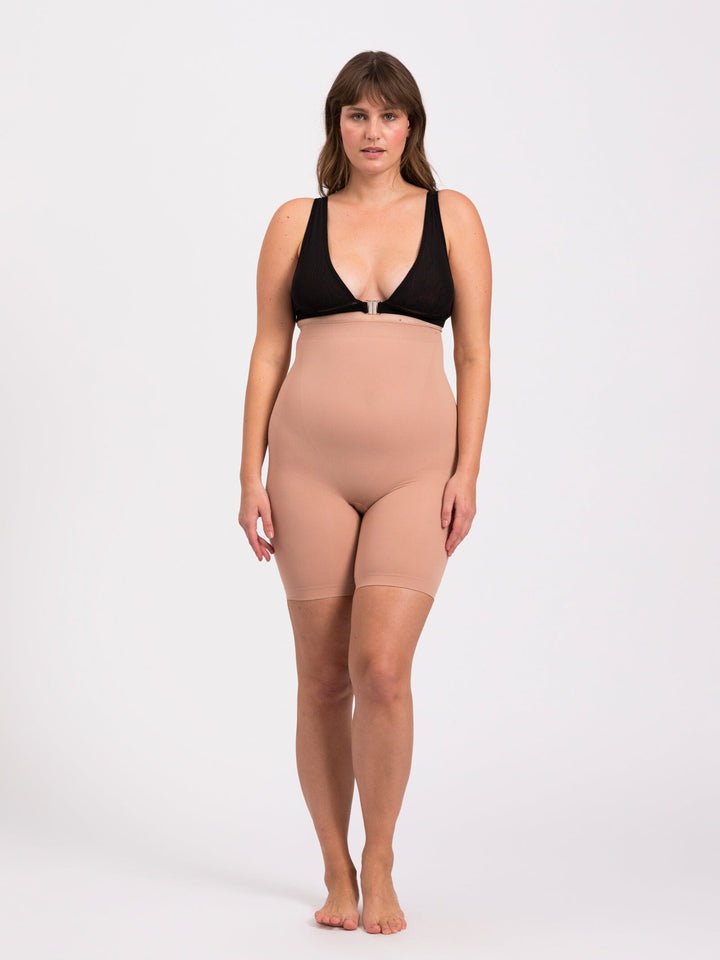 Lykkeland Ateliér - Alturra Highwaist Shaping Shorts - Tan