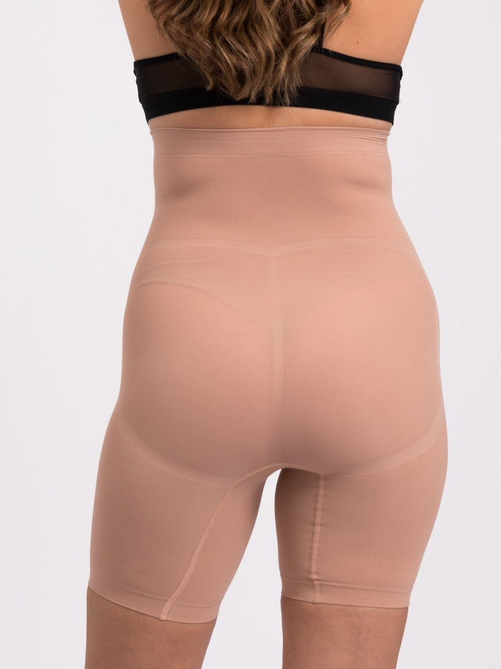 Lykkeland Ateliér - Alturra Highwaist Shaping Shorts - Tan