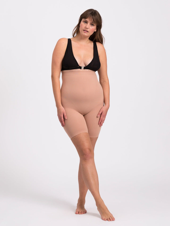 Lykkeland Ateliér - Alturra Highwaist Shaping Shorts - Tan