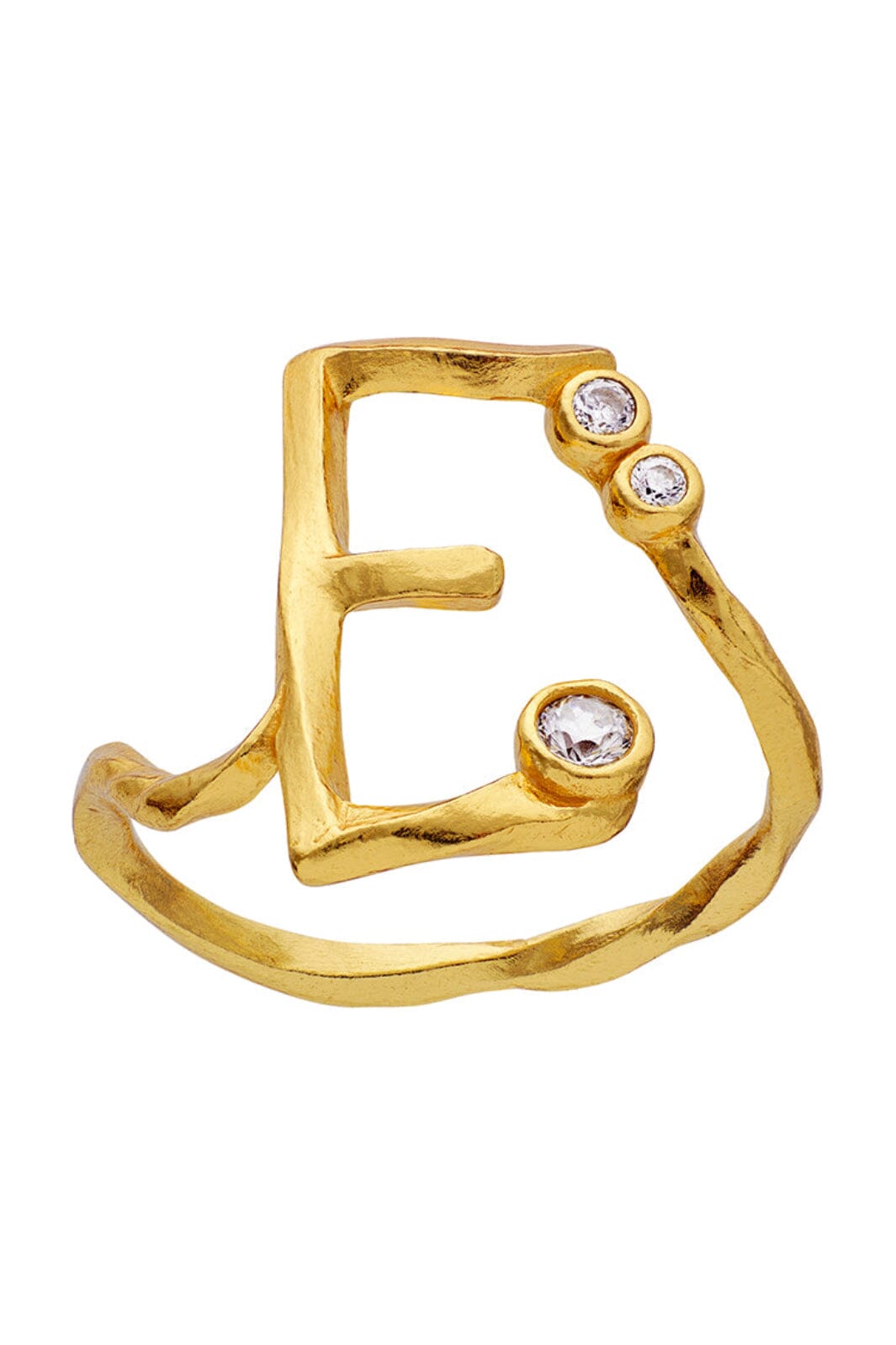 Maanesten - E Alphabet Ring - 4891a Ringe 