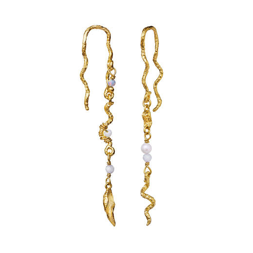 Maanesten - Elisa Earring 9746a - Coated With 18k Gold. Øreringe 