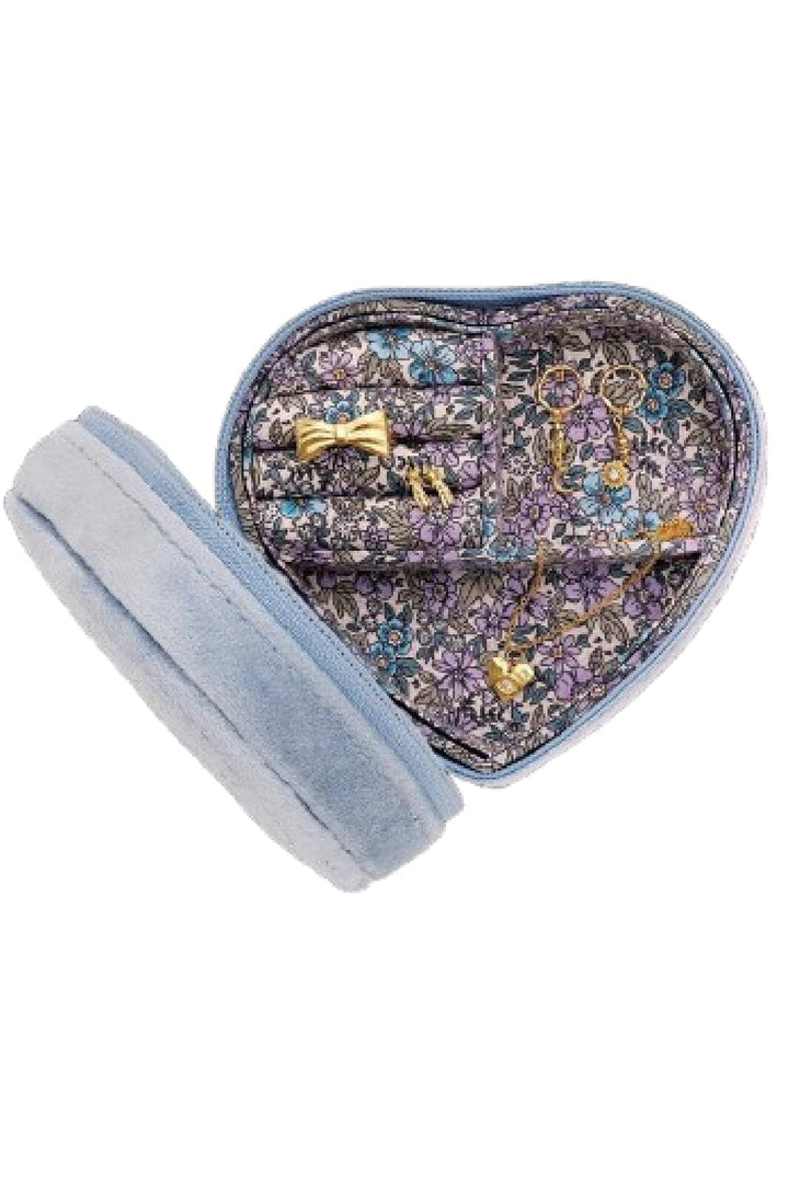Maanesten - Heart Jewelry Box 4018 - Sky Blue