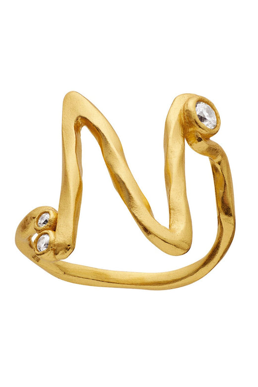 Maanesten - N Alphabet Ring - 4940a Ringe 
