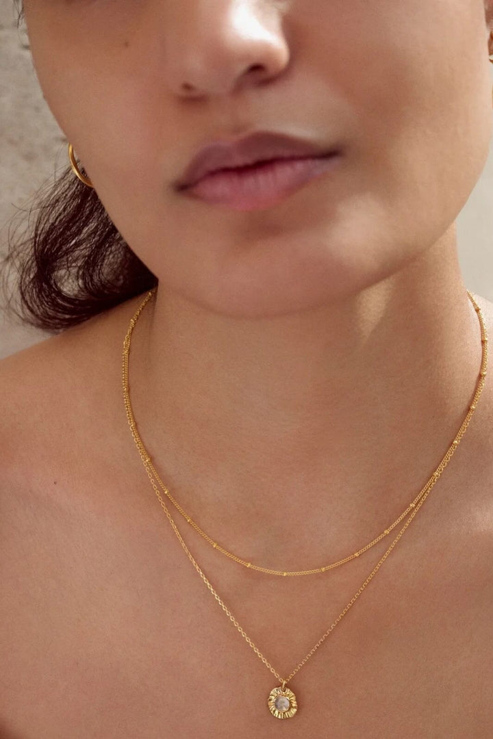 Maanesten - Nala Choker Necklace 2506a - Coated With 18k Gold.