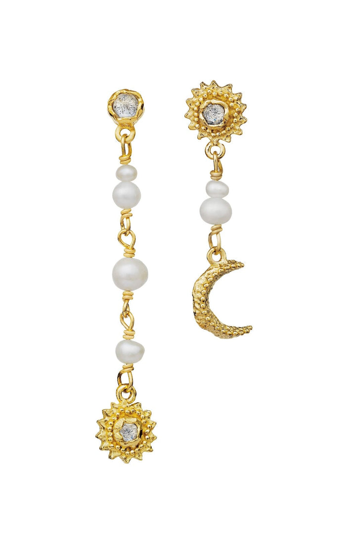 Maanesten - Sunniva Earring 9717a - Coated With 18k Gold.