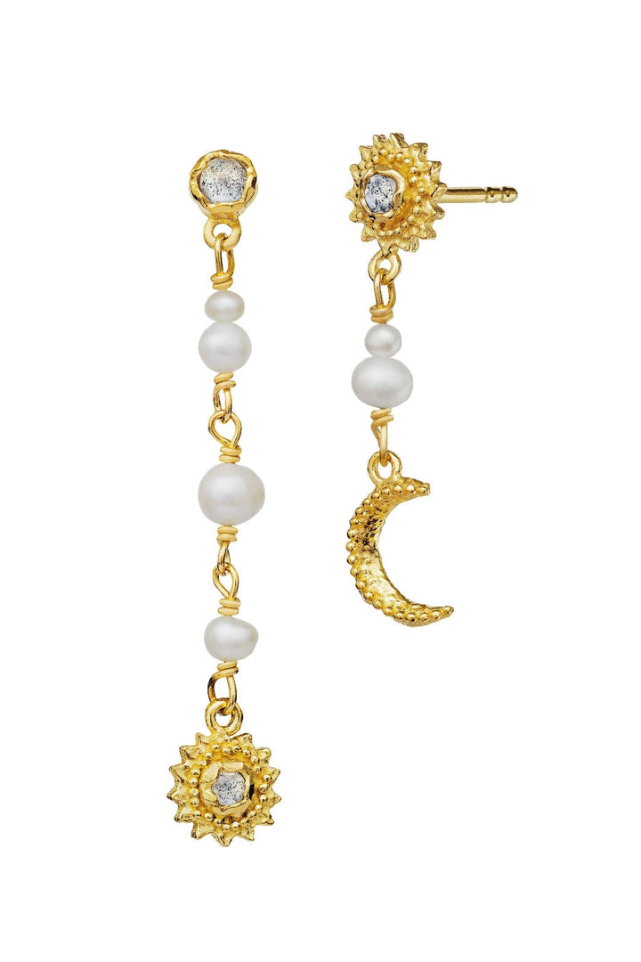 Maanesten - Sunniva Earring 9717a - Coated With 18k Gold.