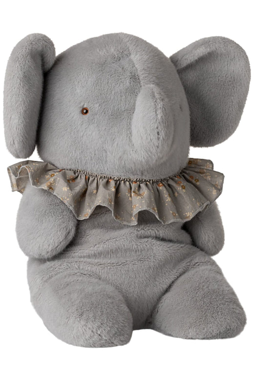 Maileg - Plyselefant, Stor - Blå/Grå - Large Legetøj 