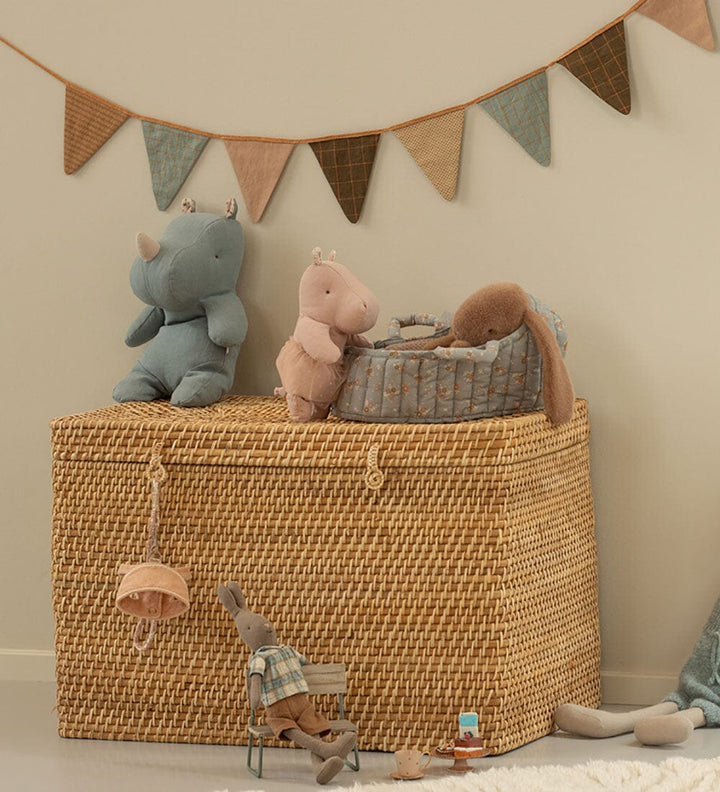 Maileg - Safari Friends, Flodhest M. Tylskørt, Lille - Lys Rosa - Small Legetøj 