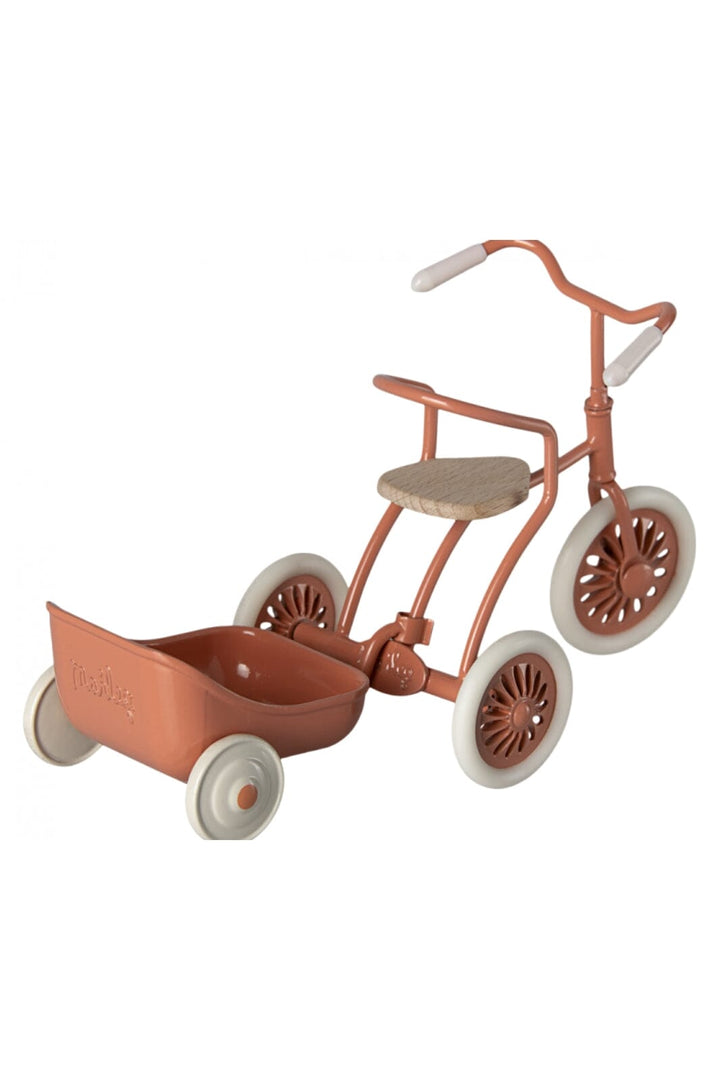 Maileg - Tricycle Hanger, Mouse - Coral