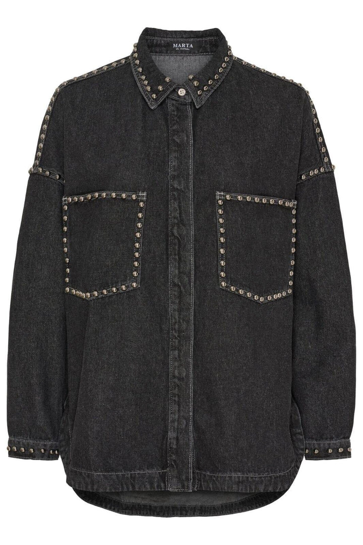 Marta Du Chateau - Mdceila Shirt MDC222-V8304 - Grey Skjorter 